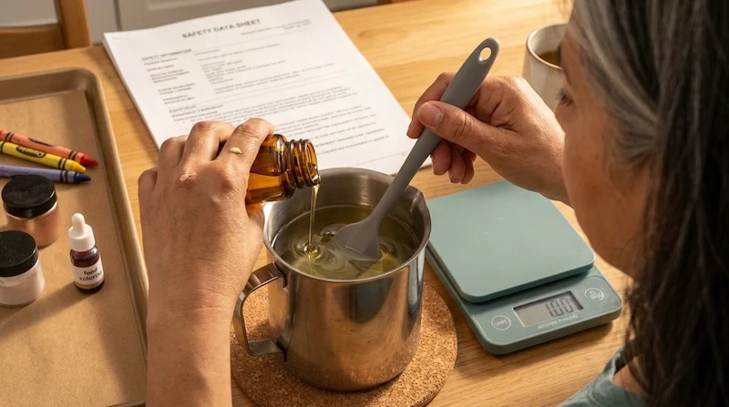 candle making safety at home