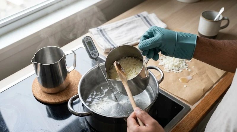 candle making safety at home