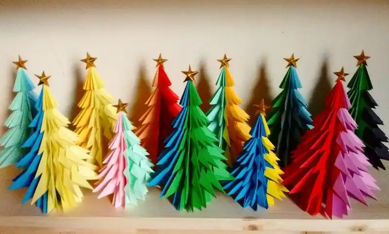 DIY paper Christmas ornaments