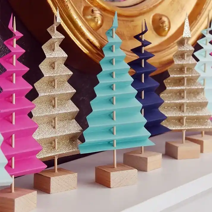 DIY paper Christmas ornaments