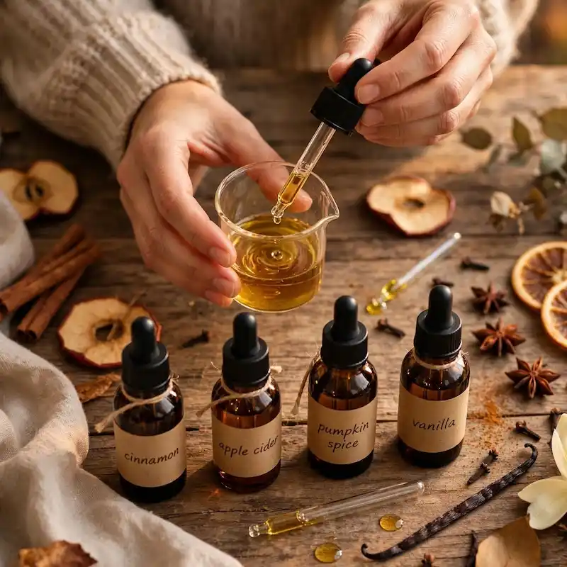 fall candle scents to make at home