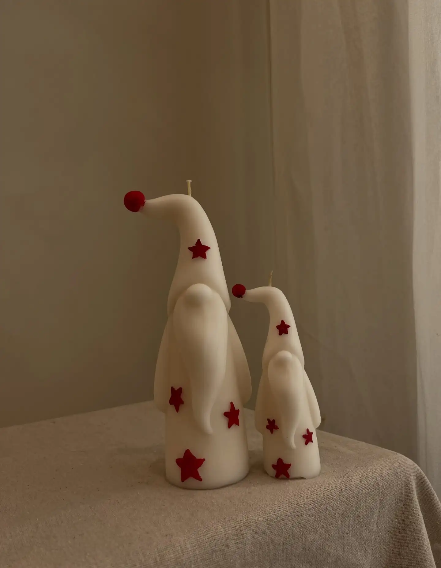 DIY Christmas candles homemade