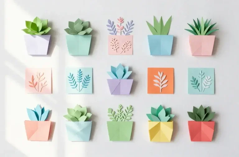 08 Easy Paper Craft Ideas for Adults to Make at Home