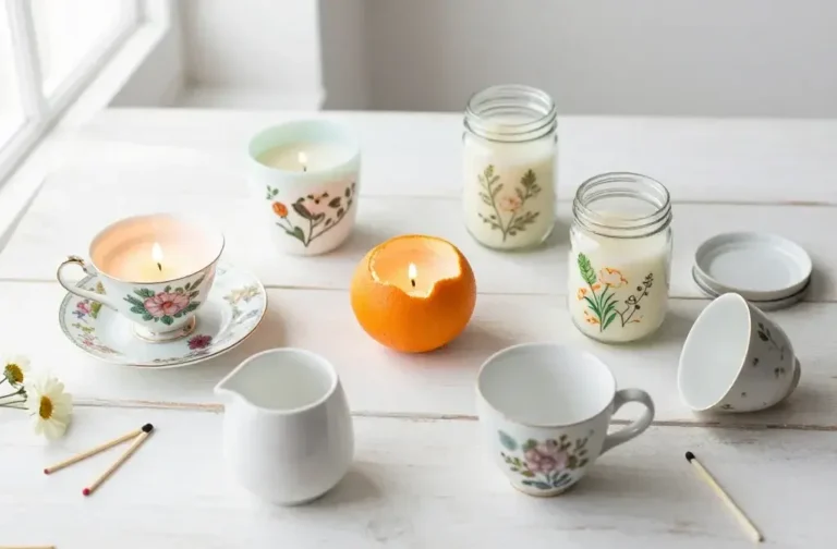 13 Beautiful Candle Container Ideas You Can DIY at Home