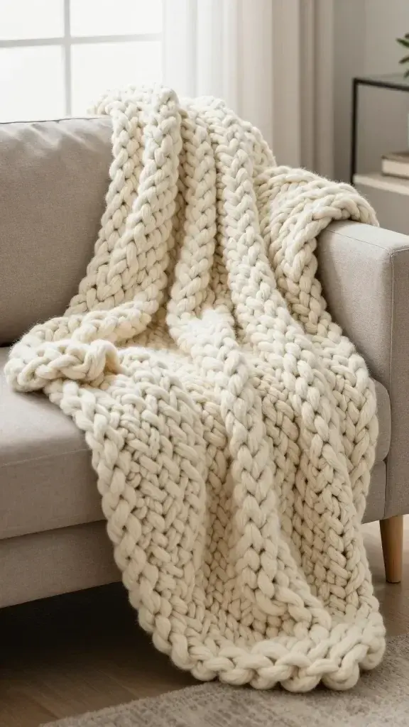 11 Chunky Knit Blanket Ideas 2 Item 1