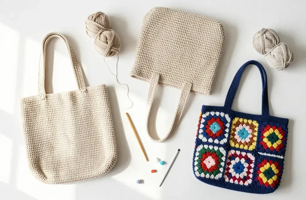 12 Beginner Crochet Bag Patterns