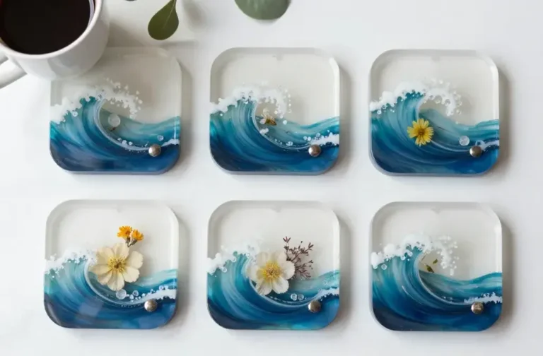 11 Epoxy Resin Coaster Ideas