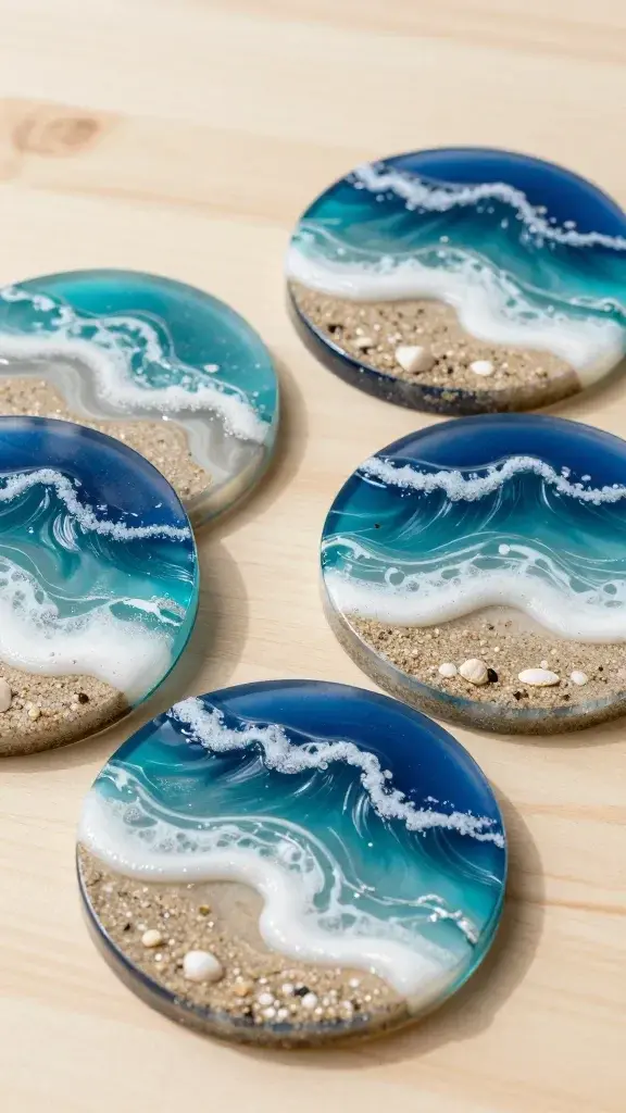 11 Epoxy Resin Coaster Ideas 2 Item 1