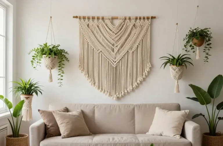 10 Boho Macrame Home Decor Ideas