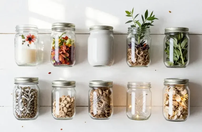 16 Glass Jar Up cycle Ideas That Look Stunning in Any Home
