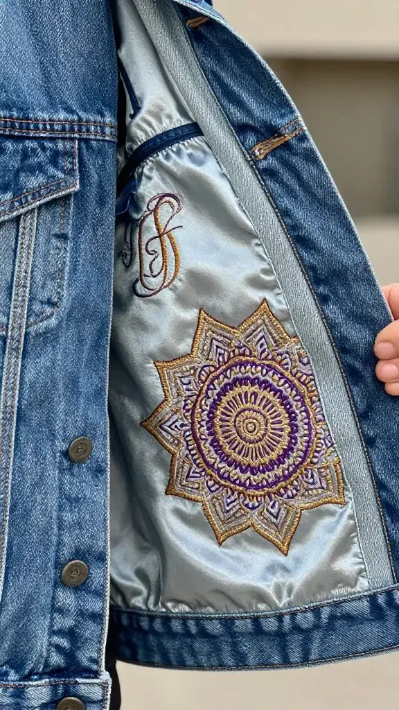 Embroidery on Clothing Ideas: How to Customize Jeans Jackets and Bags 6 Item 5