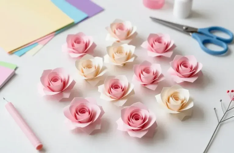 How to Make Paper Roses Step by Step: Easy Tutorial for Beginners