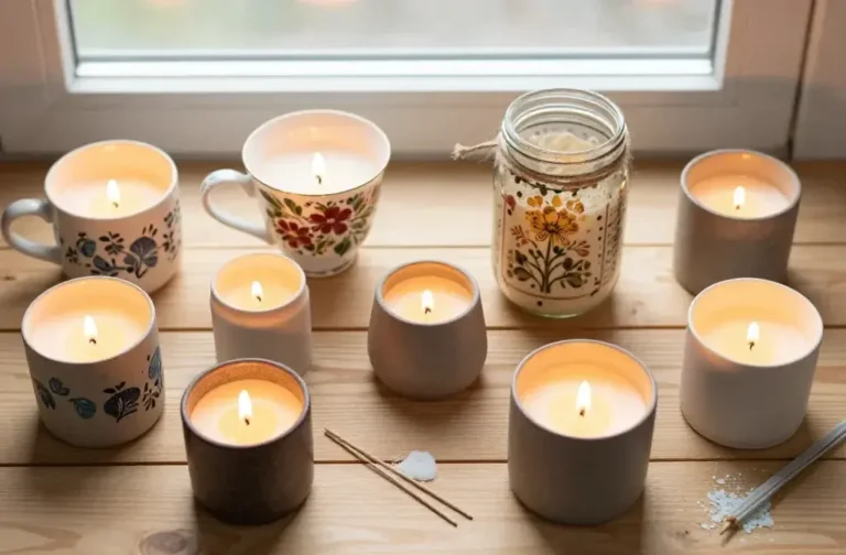 15 Beautiful Candle Container Ideas You Can DIY at Home