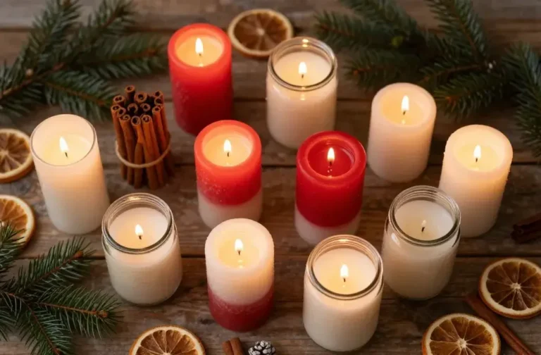 DIY Christmas Candles: 12 Festive Homemade Candle Ideas for the Holidays