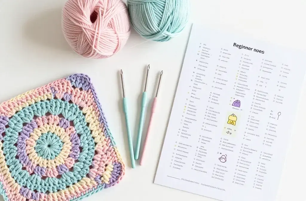 How to Read a Crochet Pattern for Beginners: A Symbol and Abbreviation Guide