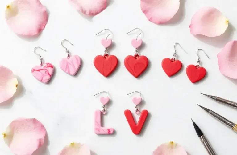 Valentine's Day Polymer Clay Jewelry Ideas to Make for Someone Special