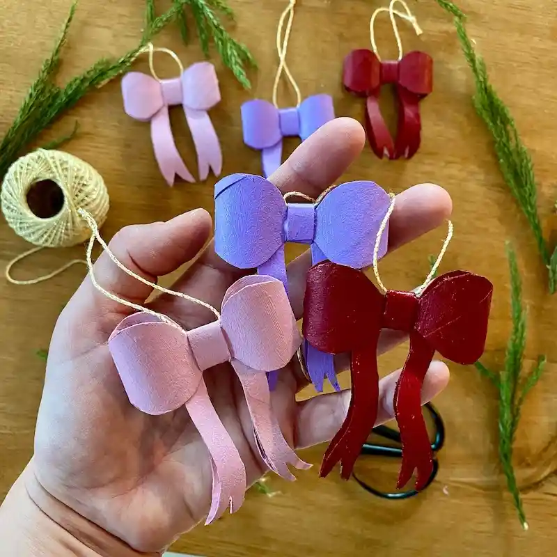 DIY paper Christmas ornaments