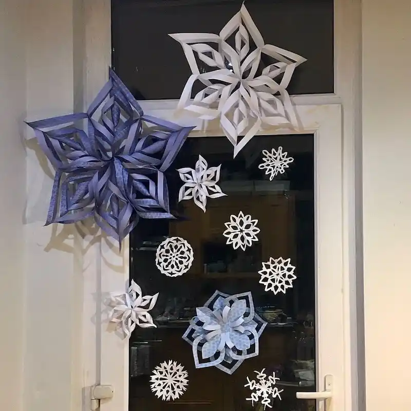 DIY paper Christmas ornaments