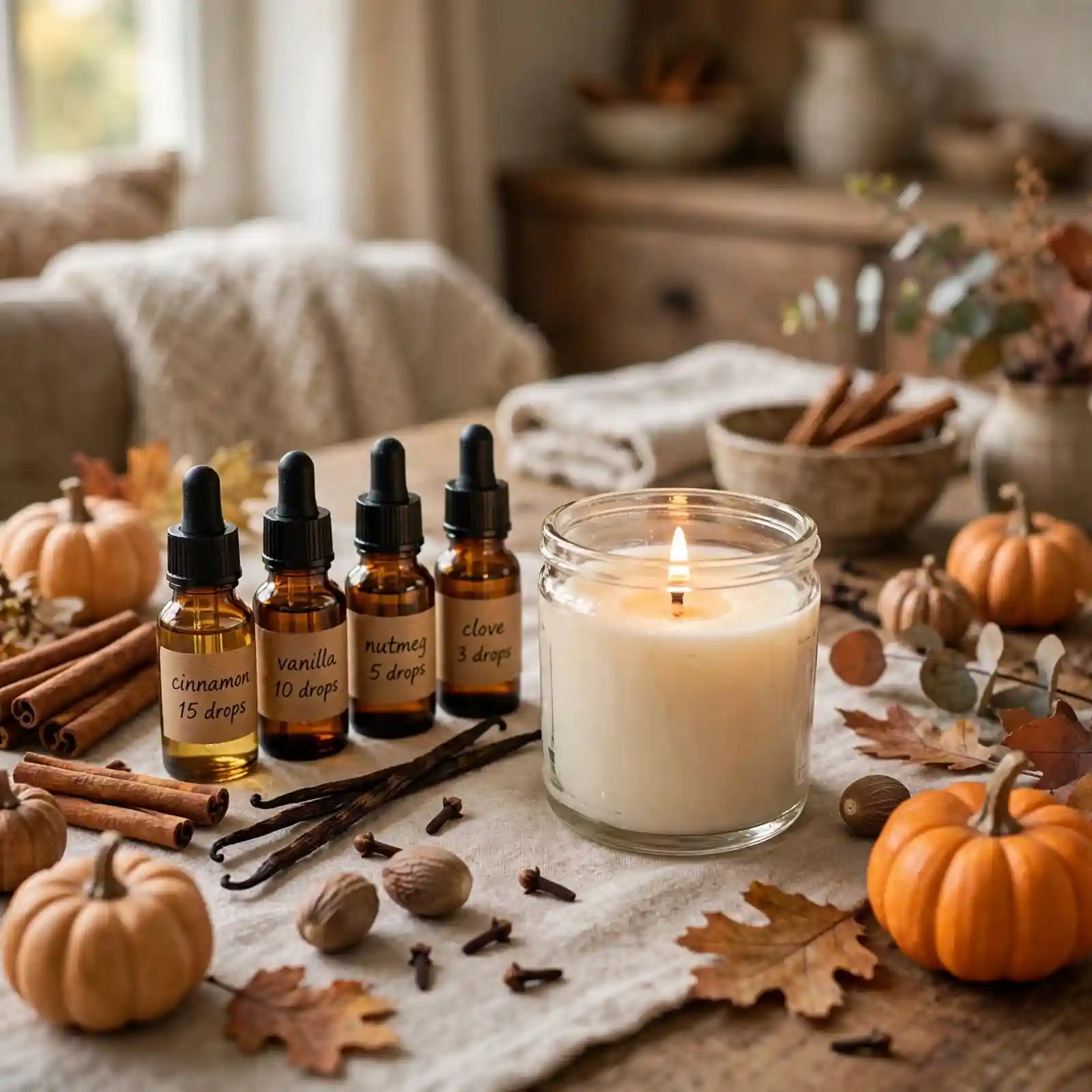 fall candle scents to make at home
