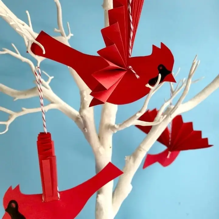 DIY paper Christmas ornaments