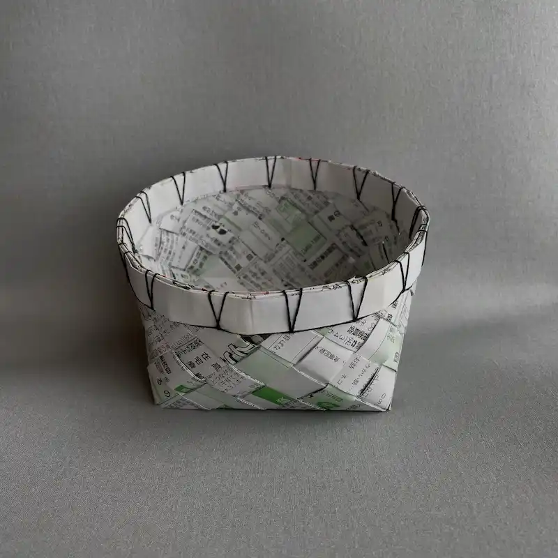 newspaper craft projects upcycled