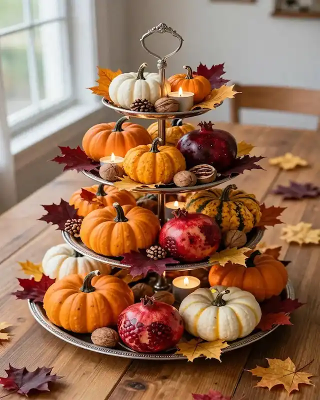 Thanksgiving DIY decor ideas harvest table