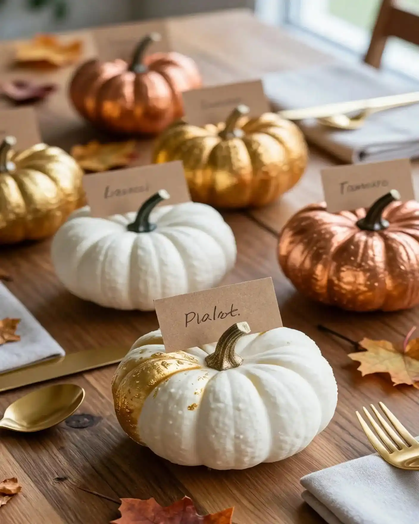 Thanksgiving DIY decor ideas harvest table