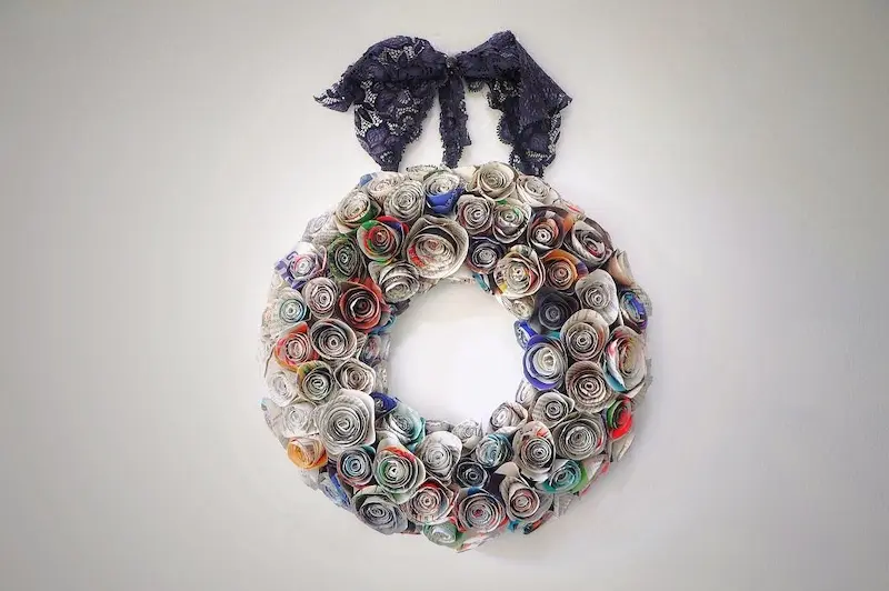 newspaper craft projects upcycled