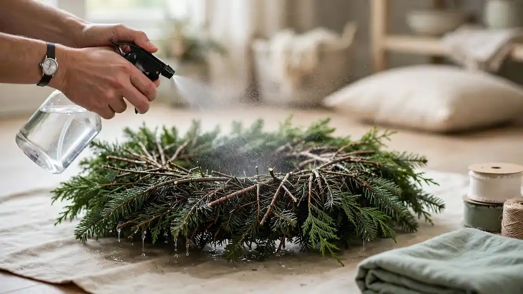 artificial vs natural Christmas wreath which is better