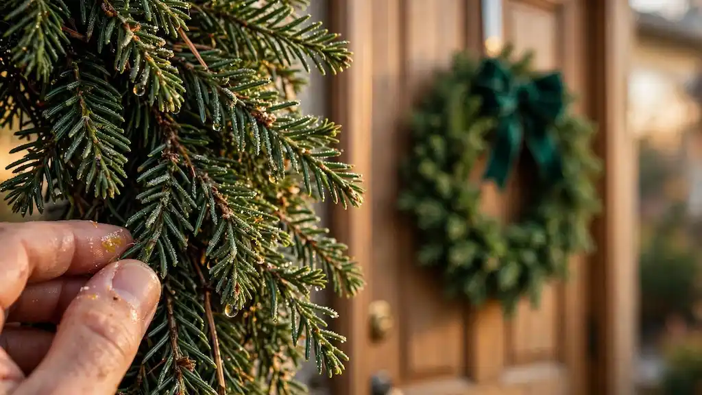 artificial vs natural Christmas wreath which is better