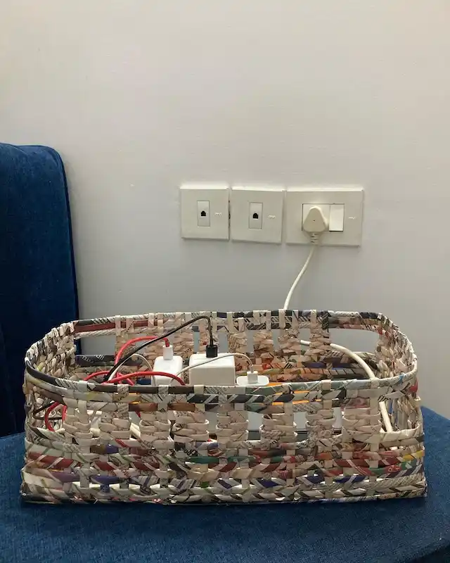 newspaper craft projects upcycled