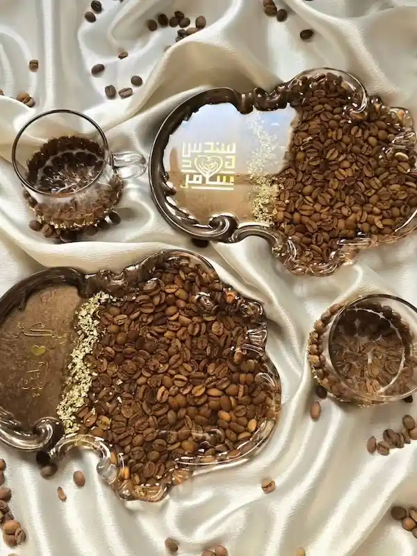 fall resin art ideas autumn color pours