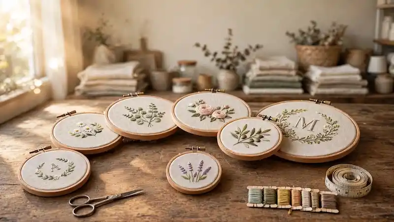 Embroidery Hoop Sizes Guide: Which Size to Use for Every Project 2 embroidery hoop sizes guide which to use