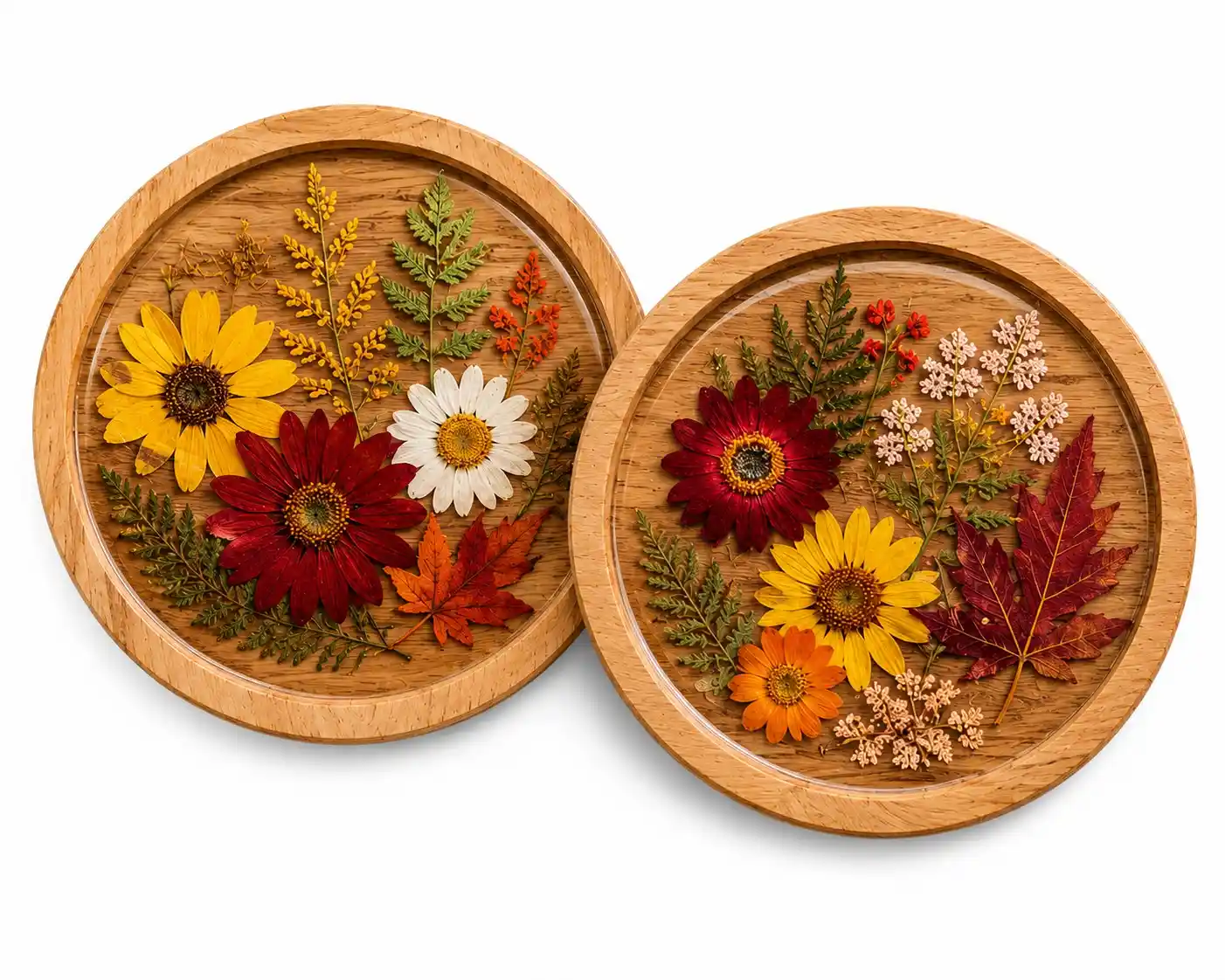 fall resin art ideas autumn color pours