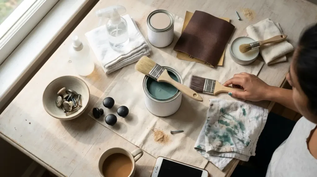how to chalk paint furniture beginners guide
