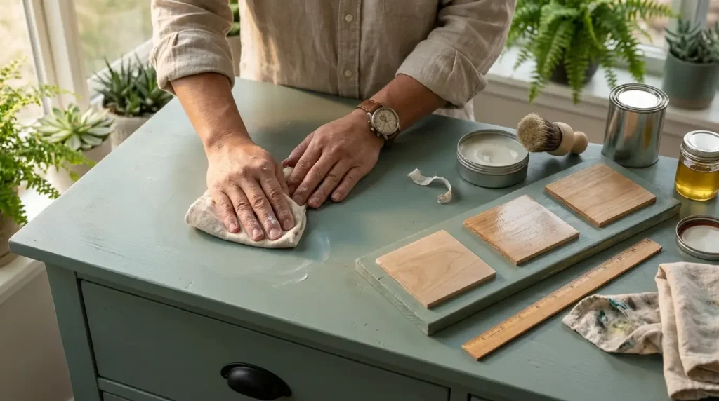 how to chalk paint furniture beginners guide