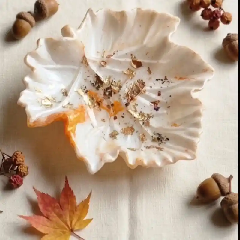 fall resin art ideas autumn color pours