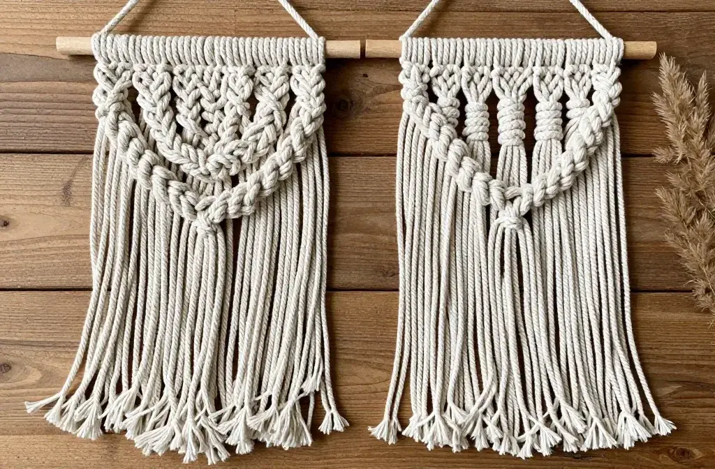 3-Strand vs 3-Ply Macrame Cord: Which is Better for Wall Hangings?