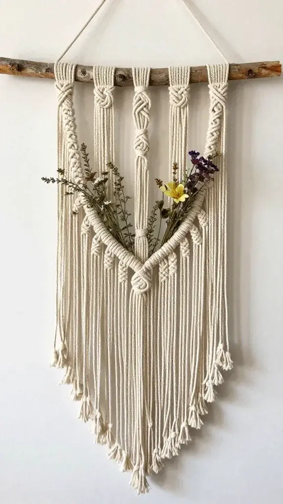 Spring Macrame Ideas: Fresh Floral and Nature-Inspired Fiber Art Projects 3 Item 2
