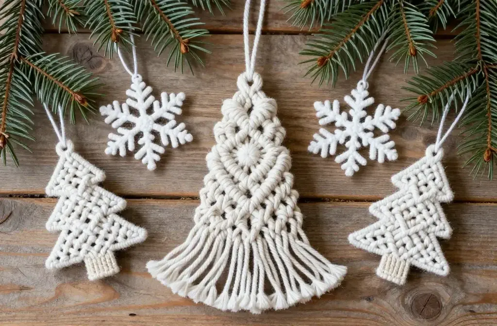 Macrame Christmas Ornament Ideas: 12 Festive Fiber Art Projects for the Holidays