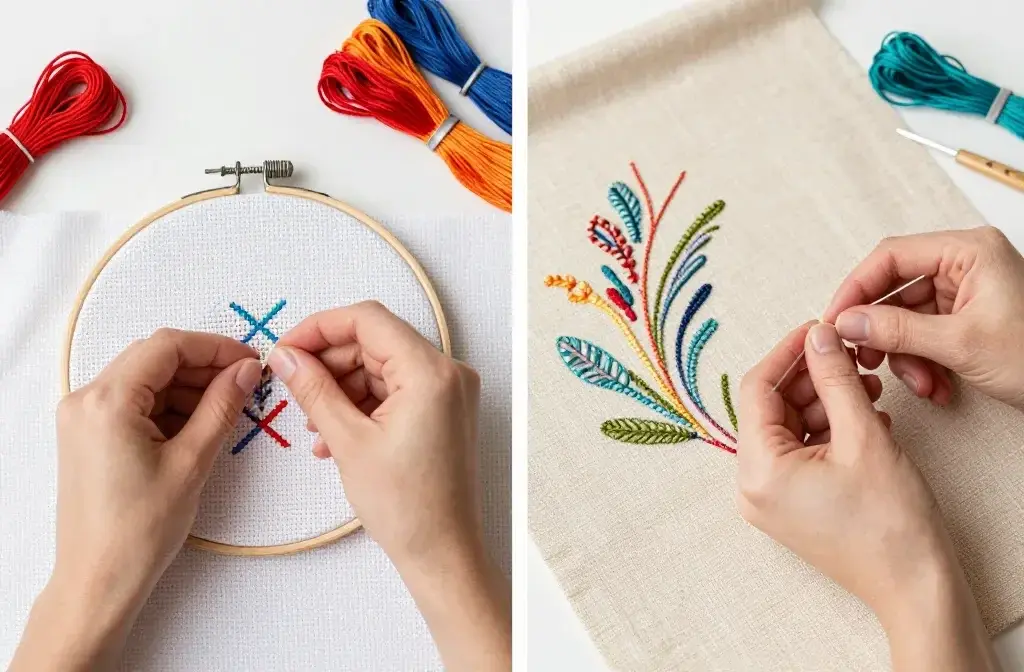 Cross Stitch vs Embroidery: What is the Difference and Which Should You Try?