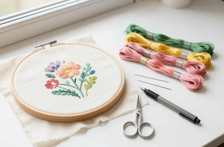 Embroidery for Beginners: How to Start Your First Project Step by Step