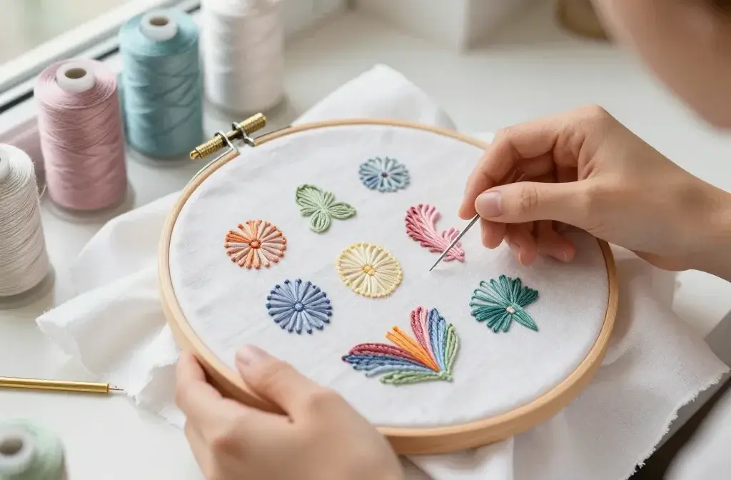 Hand Embroidery Stitches Guide: 10 Essential Stitches With Step-by-Step Photos