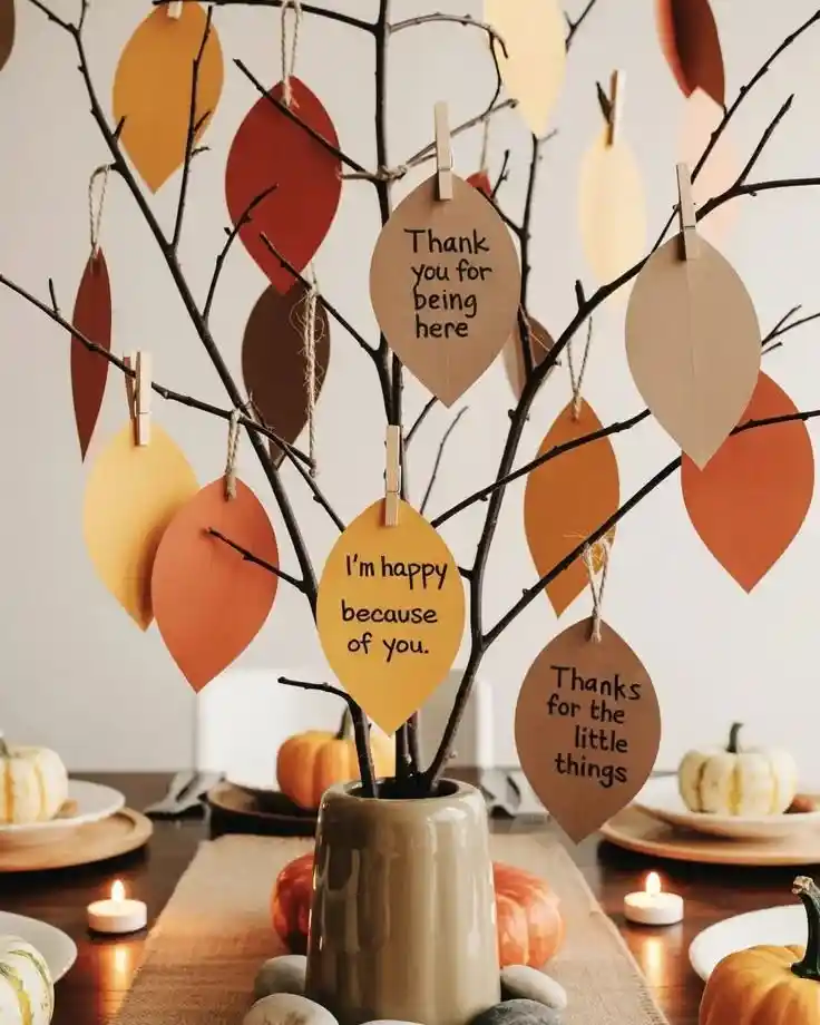 Thanksgiving DIY decor ideas harvest table