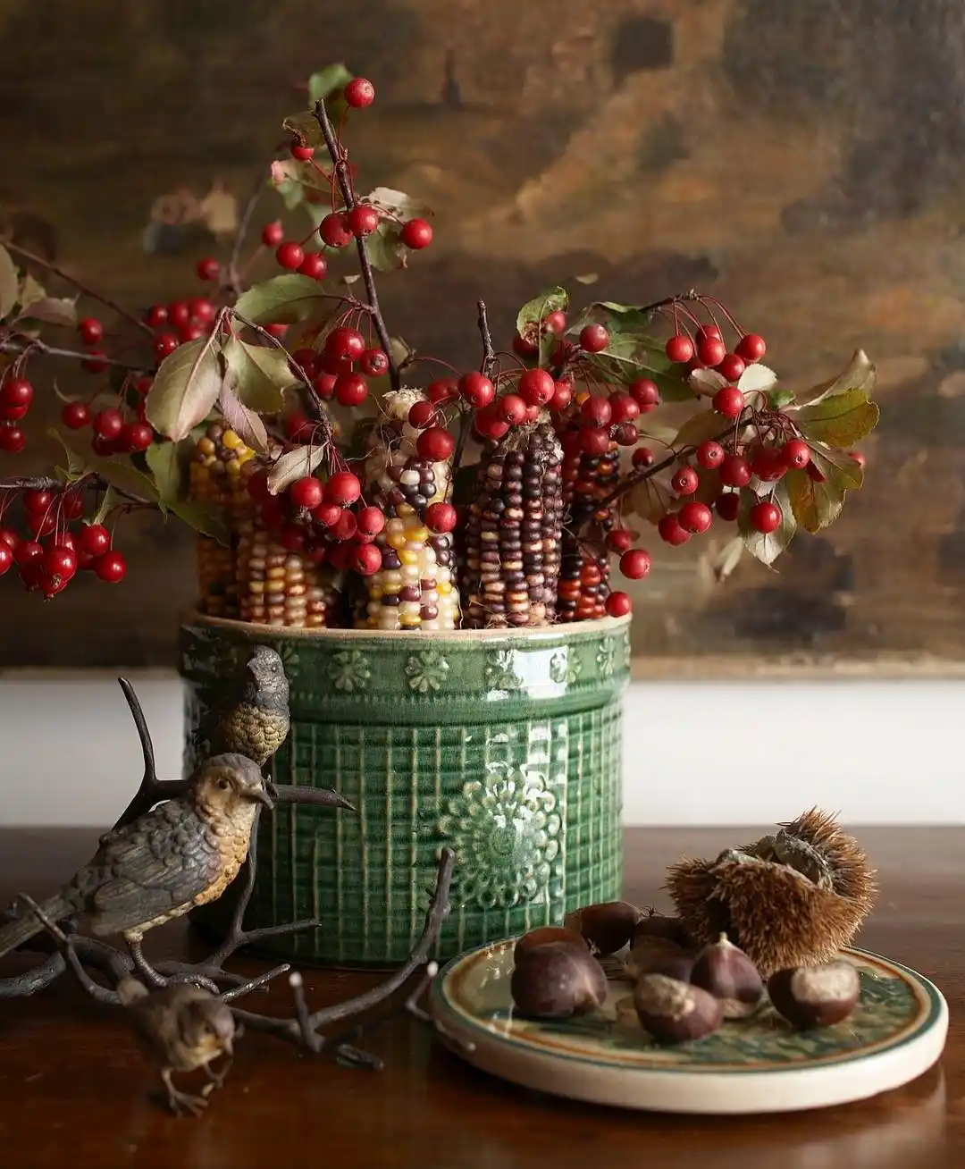 Thanksgiving DIY decor ideas harvest table