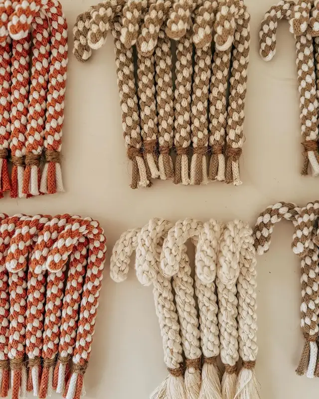 macrame Christmas ornaments DIY