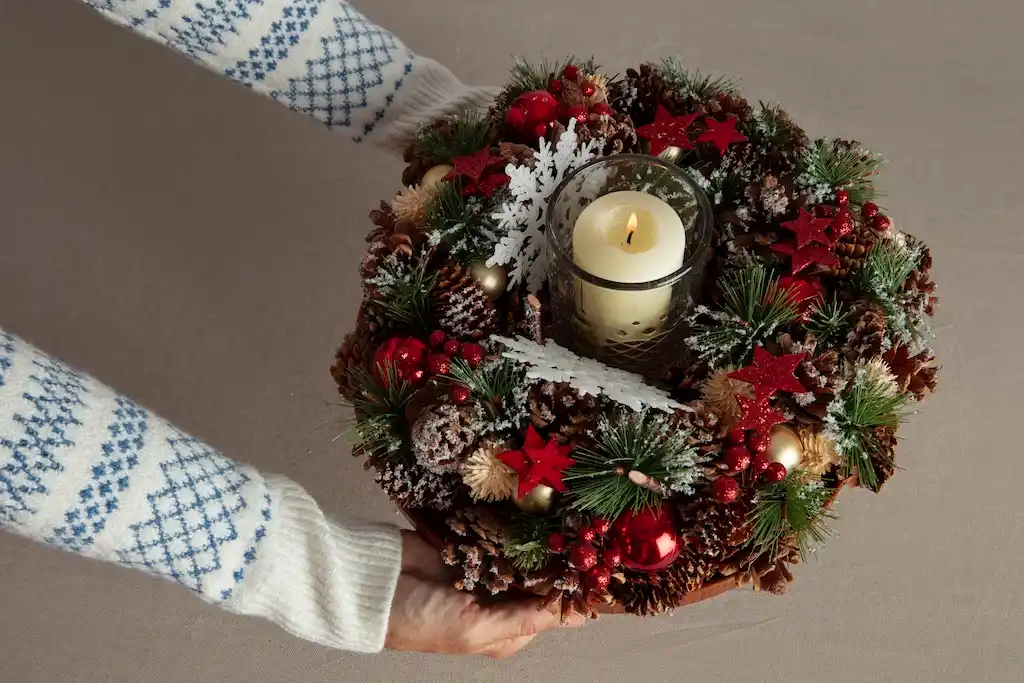 artificial vs natural Christmas wreath which is better