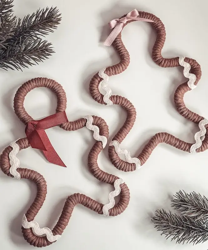 macrame Christmas ornaments DIY