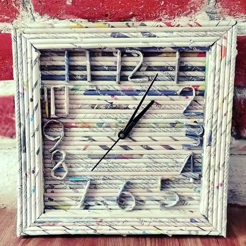newspaper craft projects upcycled