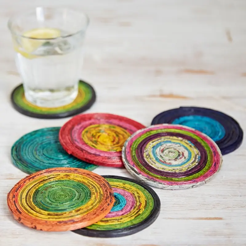newspaper craft projects upcycled